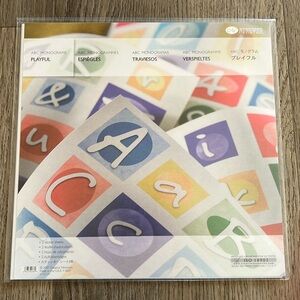 NWT Creative Memories ABC Monograms Playful Stickers